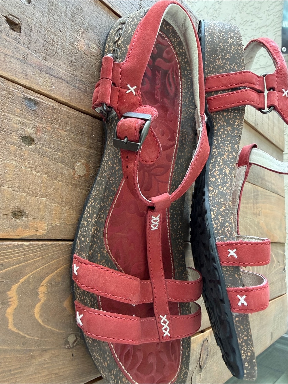 Cute Red Teva Sandals - Picture 3 of 8